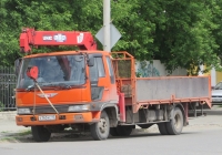 Грузовик с КМУ на шасси Hino Ranger #Е 760 КС 45. Курган, улица Куйбышева