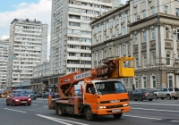 Автоподъёмник Aichi SK-200 на шасси Isuzu ELF #Е 107 МВ 750 . Москва, Садовая-Триумфальная улица 