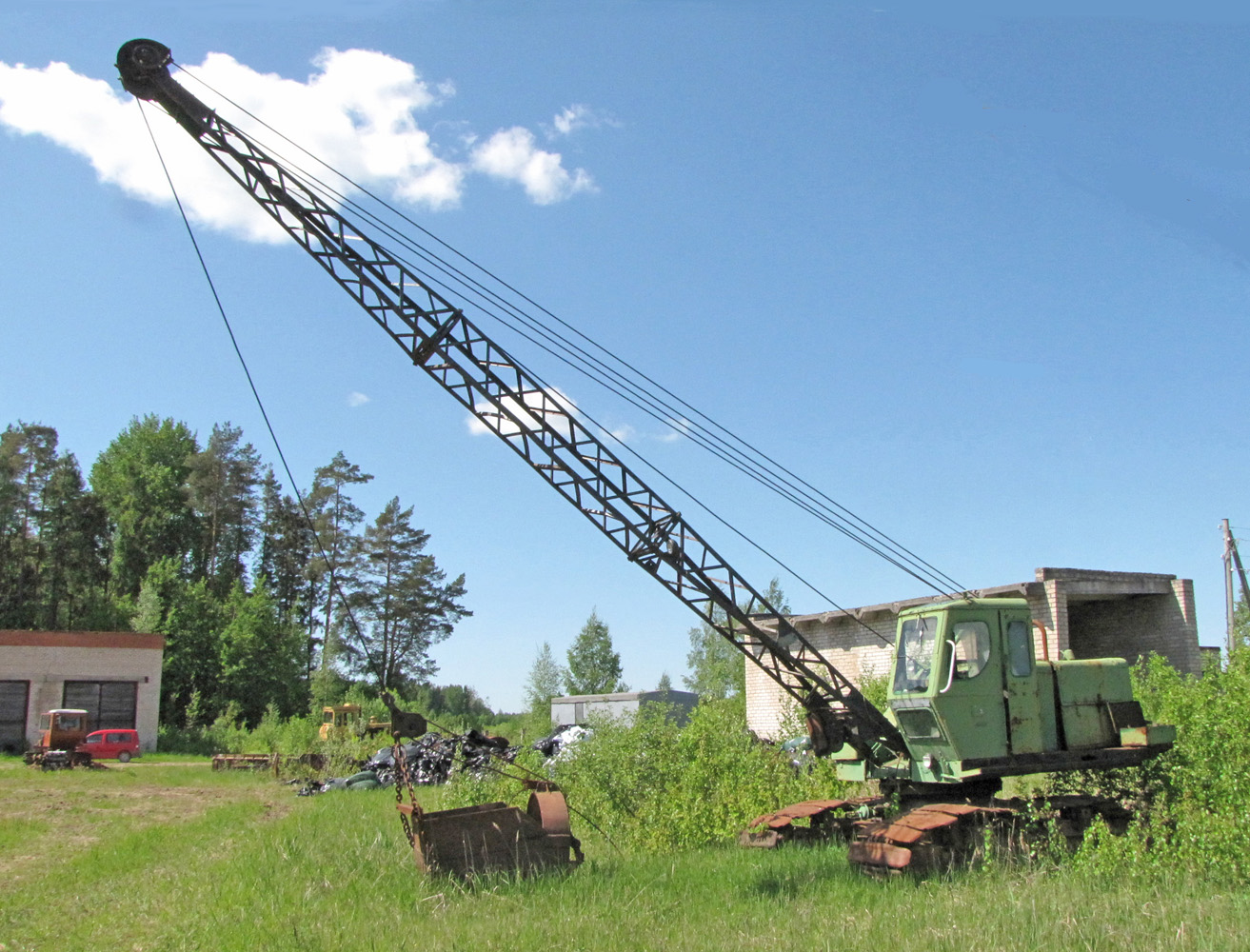 Э-304 1963 г.в. производства Калининского экскаваторного завода.. Латвия, Валка 