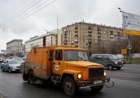 Коммунальная уборочная машина ПУМ-1 на базе ГАЗ-3307 #Т 462 НЕ 777. Москва, улица Сущёвский Вал 