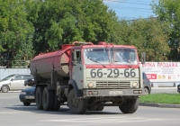 Машина вакуумная типа КО-505А на шасси КамАЗ-53213 #С 637 МА 45. Курган, Станционная улица