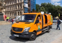 Мусоровоз на базе Mercedes-Benz Sprinter #3AS 9073. Чехия, Прага
