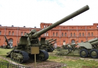 152-мм пушка Бр-2 образца 1935 года. Санкт-Петербург, Музей артиллерии, инженерных войск и войск связи