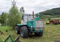 Трактор Т-150К #06386 СК с плугом. Закарпатская область, Виноградов, Копанская улица