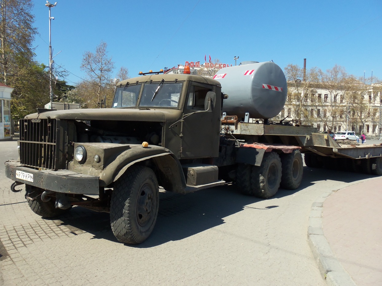 Седельный тягач КрАЗ-258Б1 #4979 КРМ. Севастополь