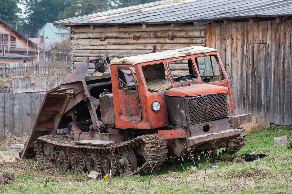 Трелёвочный трактор ТТ-4А. Томская область, Корнилово