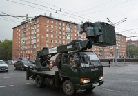 Автоподъёмник Aichi SK-151 на шасси Isuzu ELF #М 563 ЕР 97. Москва, 3-й Нижнелихоборский проезд 