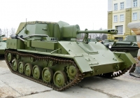 Самоходная артиллерийская установка СУ-76М. Московская область, Красногорский район, посёлок Архангельское