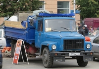  Самосвал ГАЗ-САЗ-3507-01 на шасси ГАЗ-33072 #Т 755 ВО 45. Курган, улица Гоголя