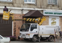 Автоподъёмник Aichi на шасси Isuzu ELF #Р 652 МЕ 96. Курган, улица Куйбышева