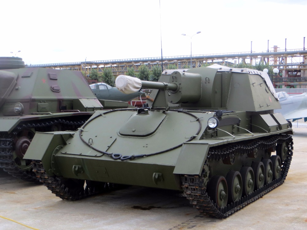 Самоходная артиллерийская установка СУ-76М. Свердловская область, Верхняя Пышма, музей "Боевая Слава Урала"