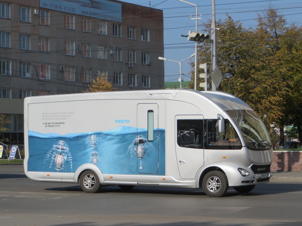 Кемпер MOST Futuria Boxx #Х 749 ВР 777. Курган, улица Куйбышева