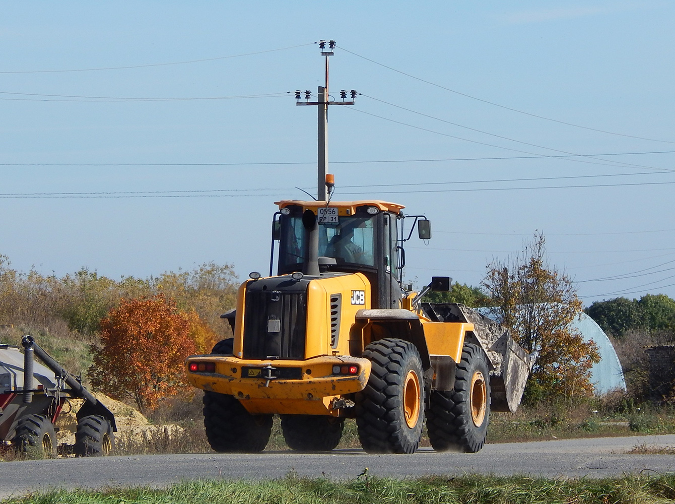 Фронтальный погрузчик JCB 426 HT #0956 ЕР 31. Белгородская область, п. Ивня