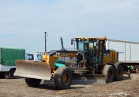 Автогрейдер John Deere 772G #2862 ЕР 31. Белгородская область, Красногвардейский район, автодорога Р-185 "Белгород - Павловск"