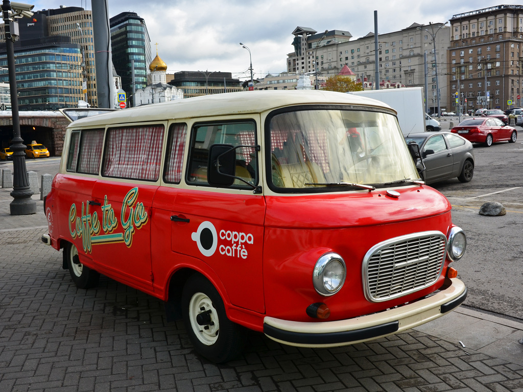 Микроавтобус Barkas B1000 . Москва, площадь Тверская Застава 