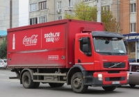 Фургон на шасси Volvo FE 4x2 #К 128 ОС 174. Курган, улица Куйбышева 