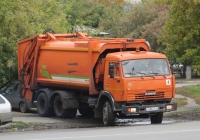 Мусоровоз МКЗ-4704-01 на шасси КамАЗ-65115 #Т 688 КР 45.  Курган, улица Куйбышева 