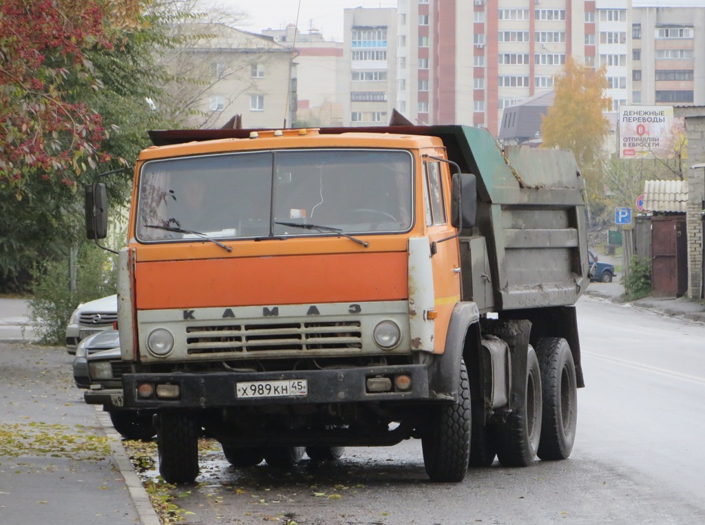 Самосвал КамАЗ-55111 #Х 989 КН 45. Курган, улица Климова