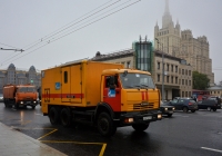 Аварийная газовой службы на шасси КамАЗ-65115 #У 537 АВ 197. Москва, Кудринская площадь 