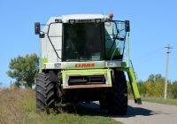 Зерноуборочный комбайн Claas #0043 УН 23. Краснодарский край, Тихорецкий район, станица Новоромановская