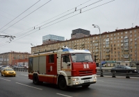 Пожарная автоцистерна АЦ-3,2-40/4(43253)-001МС на шасси КамАЗ-43253 #К 878 КА 777. Москва, Ленинградский проспект 