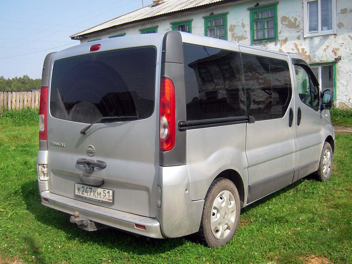 Микроавтобус Nissan Primastar #К 247 КМ 51. Свердловская область, Лосиный