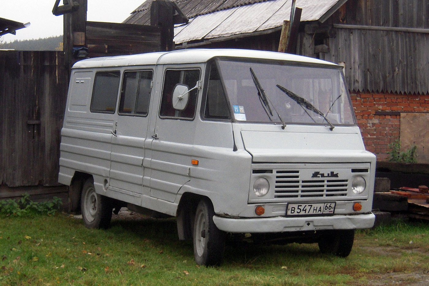 Грузопассажирский фургон Zuk А07B #В 547 НА 66. Свердловская область, Старопышминск