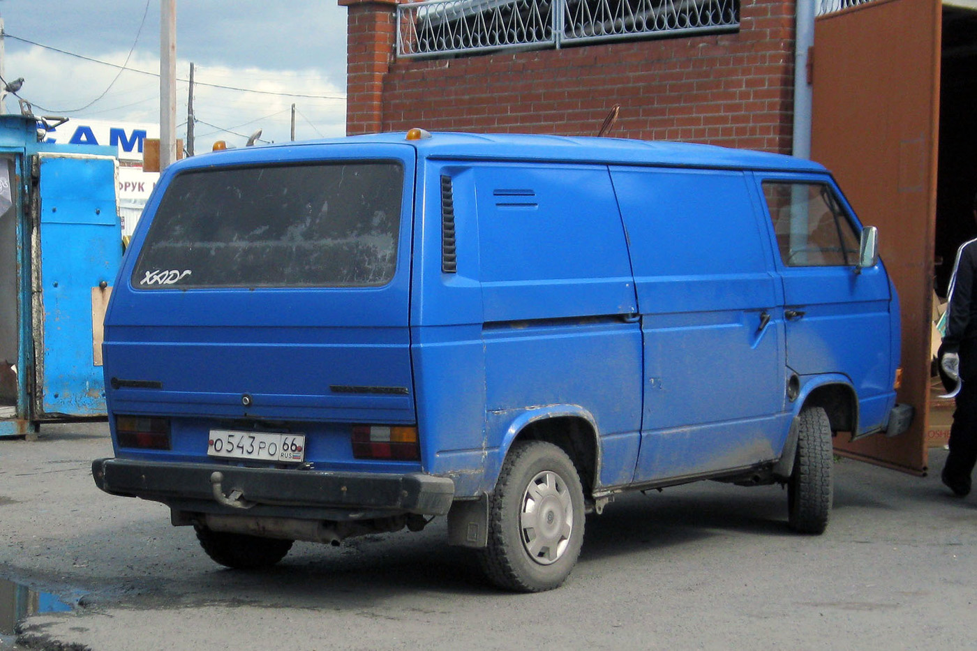 Цельнометаллический фургон Volkswagen Transporter T3  #О 543 РО 66. Свердловская область, Талица