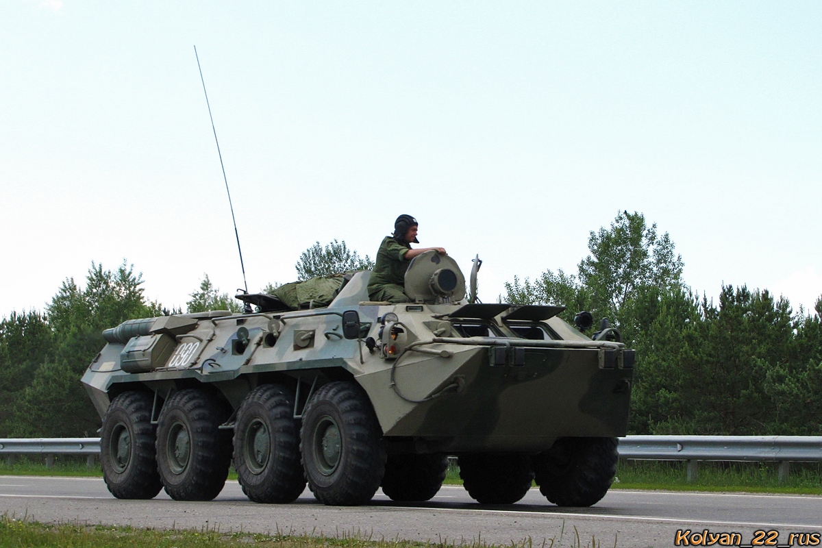 Бронетранспортёр БТР-80 №090. Алтайский край, Правобережный тракт, Первомайский район