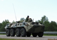 Бронетранспортёр БТР-80 №090. Алтайский край, Правобережный тракт, Первомайский район
