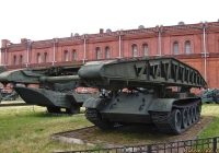 Танковый мостоукладчик МТУ.  Санкт-Петербург, Музей артиллерии, инженерных войск и войск связи