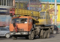 Автокран КС-45717К-1 на шасси КамАЗ-53213 #Е 403 АВ 186. Курган, улица Куйбышева