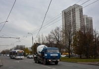 Бетоносмеситель на шасси КамАЗ-55111 #М 901 ОС 177. Москва, улица Лескова 