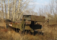 Полуприцеп-тяжеловоз. Алтайский край, Барнаул, посёлок Затон