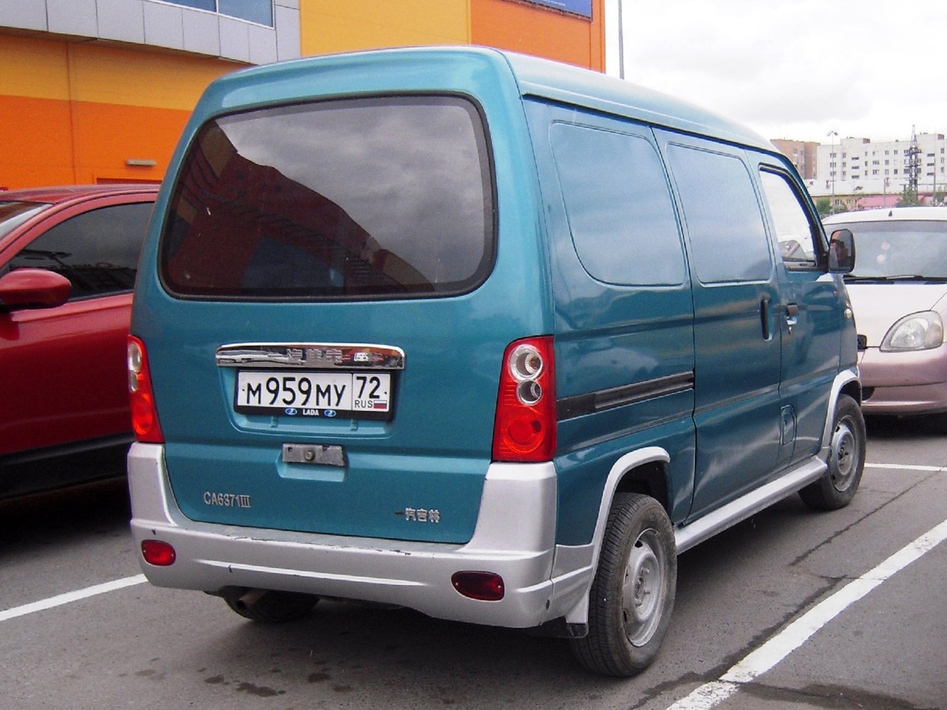 Цельнометаллический фургон FAW CA6371 #М 959 МУ 72. Тюмень, улица Горького