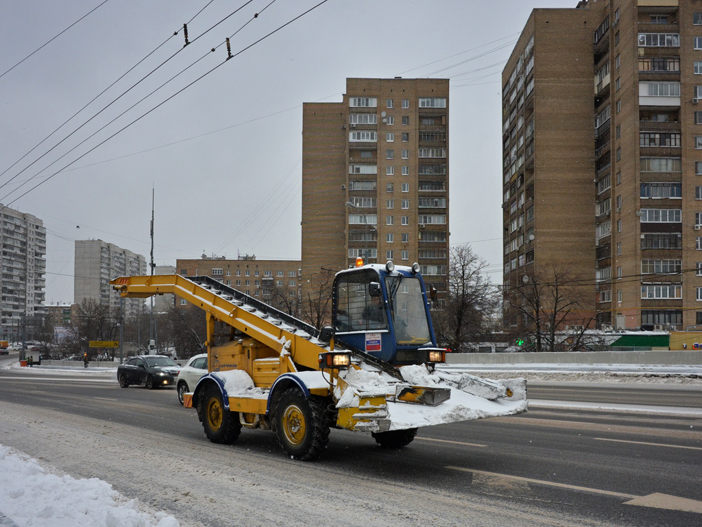 Снегопогрузчик ДОРМАШ СНП-17. Москва, Савёловская развязка 