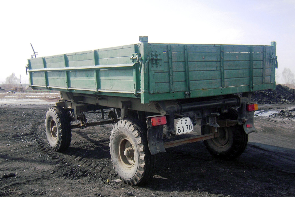 Тракторный прицеп типа 2ПТС-4 #СХ 8170. Свердловская область, Луговской, Тугулымская улица