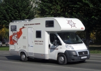 Кемпер на базе автомобиля FIAT Ducato #О 732 ОР 72. Тюмень, улица 50 лет Октября