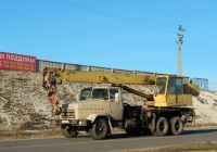Автокран КС-4574 на шасси КрАЗ-250К # М 477 МЕ 31. Белгородская область, г. Алексеевка, улица Чапаева