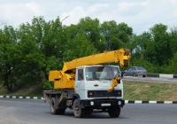 Автокран на шасси МАЗ-5337 # Р 332 КО 31. Белгородская область, г. Алексеевка, улица Тимирязева