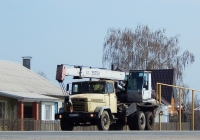 Автокран КС-3575А на шасси КрАЗ-250 # О 397 УТ 36 . Воронежская область, п. Анна, улица Красноармейская