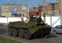 Бронетранспортёр БТР-80. Алтайский край, Барнаул, проспект Строителей