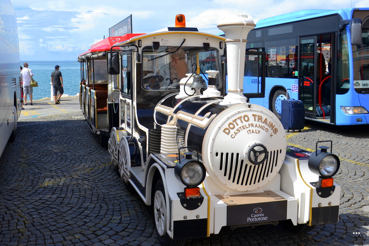 Экскурсионный автопоезд Dotto Trains. Словения, Копер