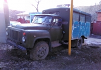 Вахтовый автобус на шасси ГАЗ-52-04. Самара, улица Гая