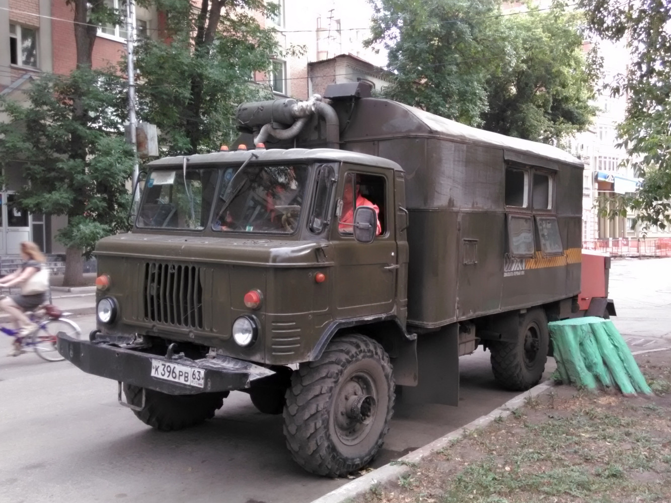 ПАК-70 на шасси ГАЗ-66-14 #К 336 РВ 63. Самара, Садовая улица