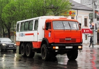 Вахтовый автобус НефАЗ-4208* на шасси КамАЗ-43114 #М 900 УО 86. Калуга, улица Ленина