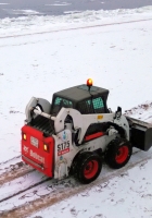 Фронтальный погрузчик Bobcat S175 #2125 СУ 63. Самара, вторая очередь набережной реки Волги