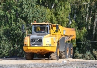 Сочлененный самосвал Volvo A30D #119 472. Израиль, Хайфа