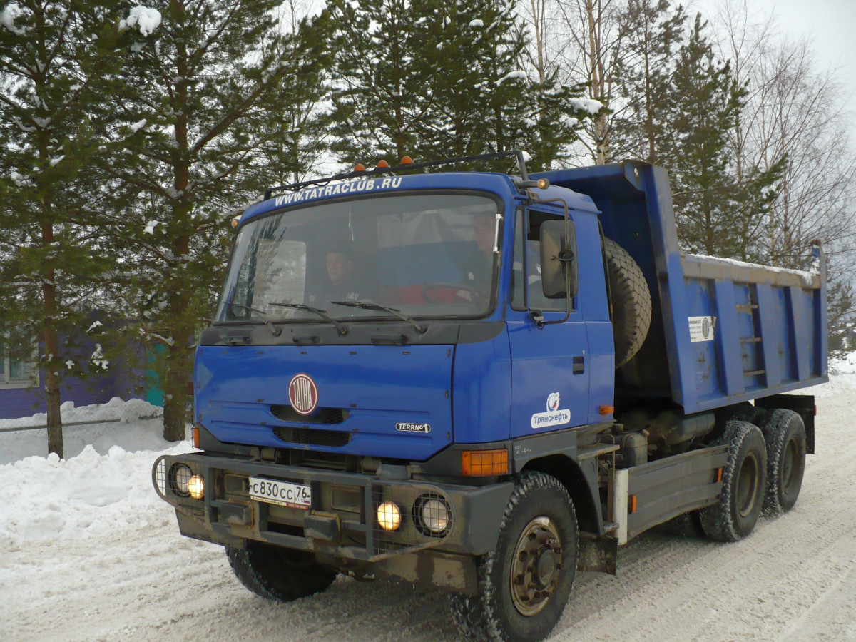 Самосвал Tatra-815*. Вологодская область, Тотемский район, деревня Погорелово