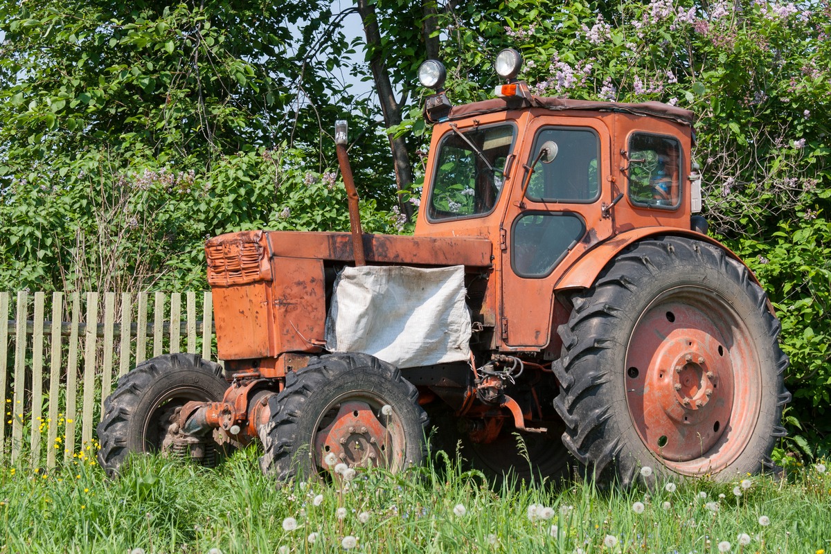 Трактор Т-40АМ. Томская область